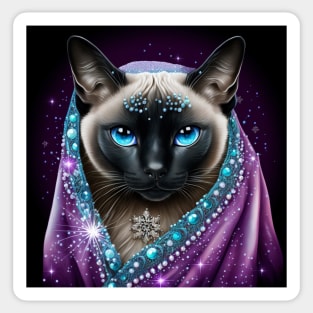 Dazzling Siamese Cat Sticker